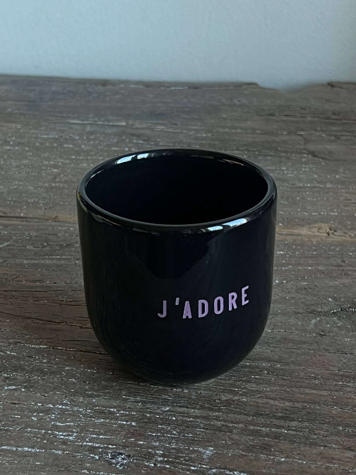 Sisi, house of style BV - Wholesale Coffee Mug - Sisi mug, J'adore black 2