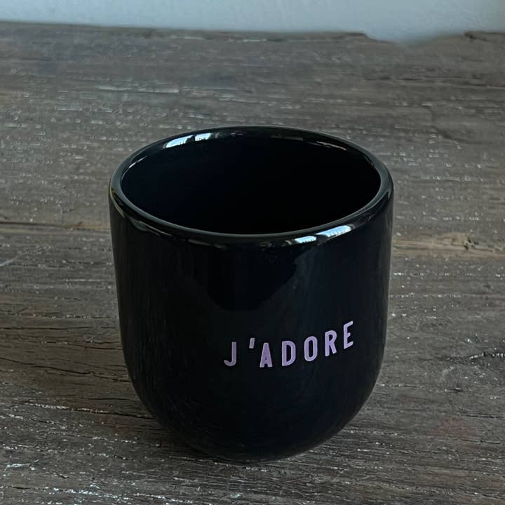 Sisi, house of style BV - Wholesale Coffee Mug - Sisi mug, J'adore black 2