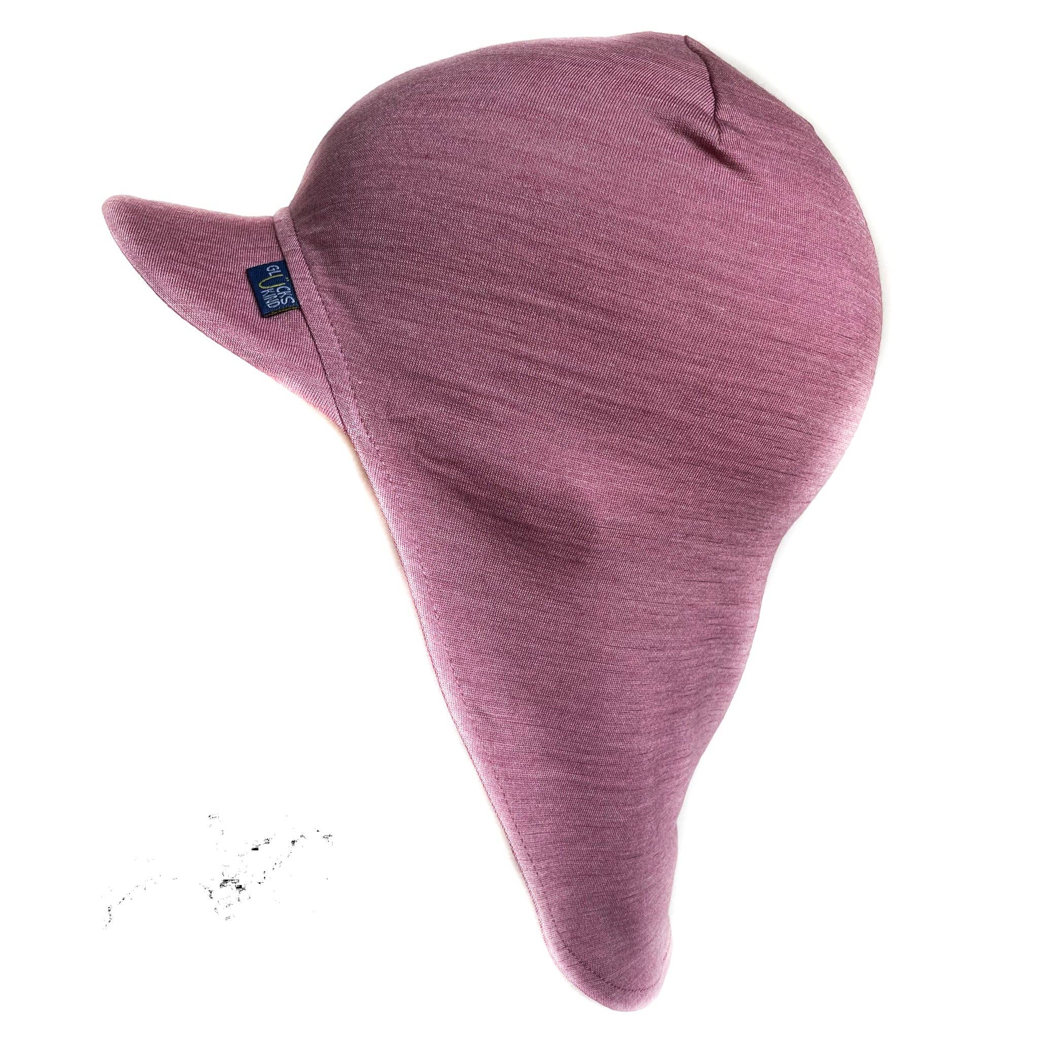 Glückskind - Vendita all'ingrosso Cappello parasole - Bambini - Cappellino estivo rosé in lana merino e seta (BIO/GOTS)2