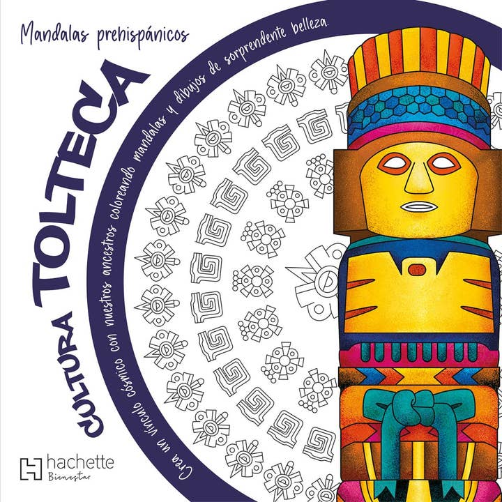 Giron Spanish Books - Wholesale Coloring & Activity Book - Adult - Mandalas Prehispanicos Cultura Tolteca