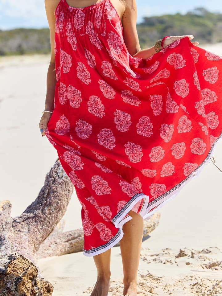 Naudic - Wholesale Dress - Women's - Astrid Maxi Paisley6