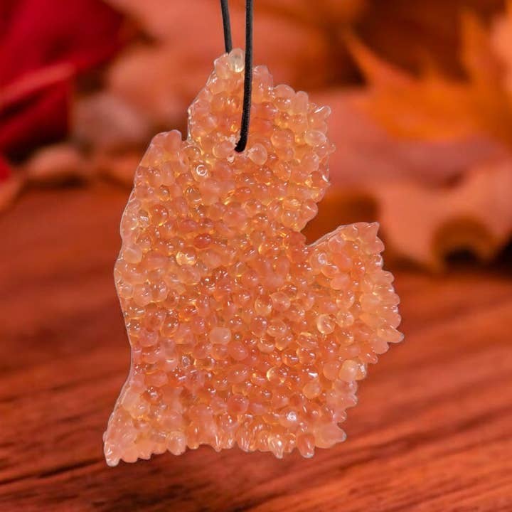 Toasted Pumpkin Spice - Michigan Mitten Air Freshener for wholesale by Pic's & Wic's LLC