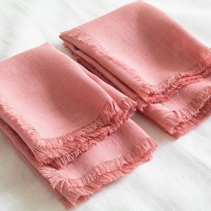 Elegant Fringed Linen Napkins for Wedding Decor and other Purchase Wholesale servetter. Free Returns & Net 60 Terms on Faire trending on Faire.