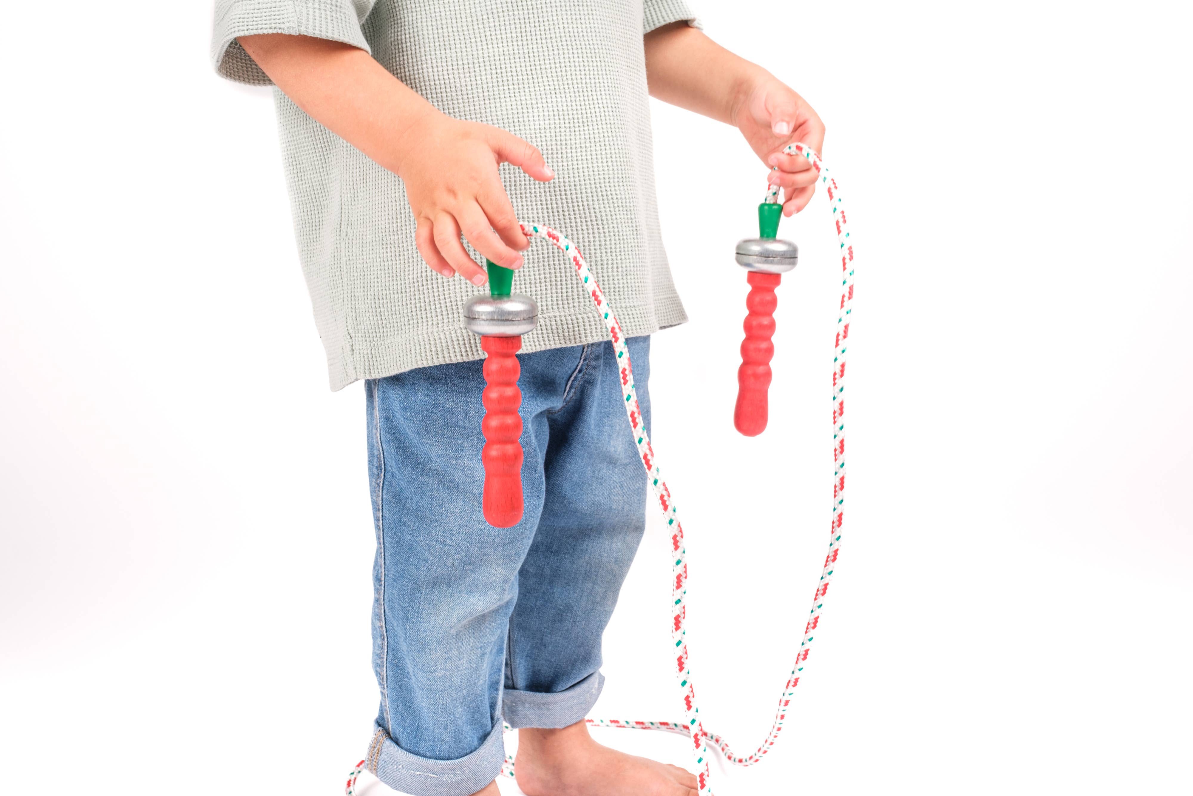 MORA PLAY – wholesale Sportspel - Barn och baby – Hopprep med dubbelklocka och 2 m rep1