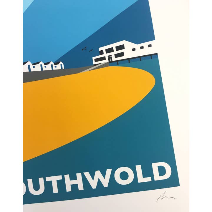 Rebecca Pymar - Wholesale Art Print - SOUTHWOLD Travel Poster Print4