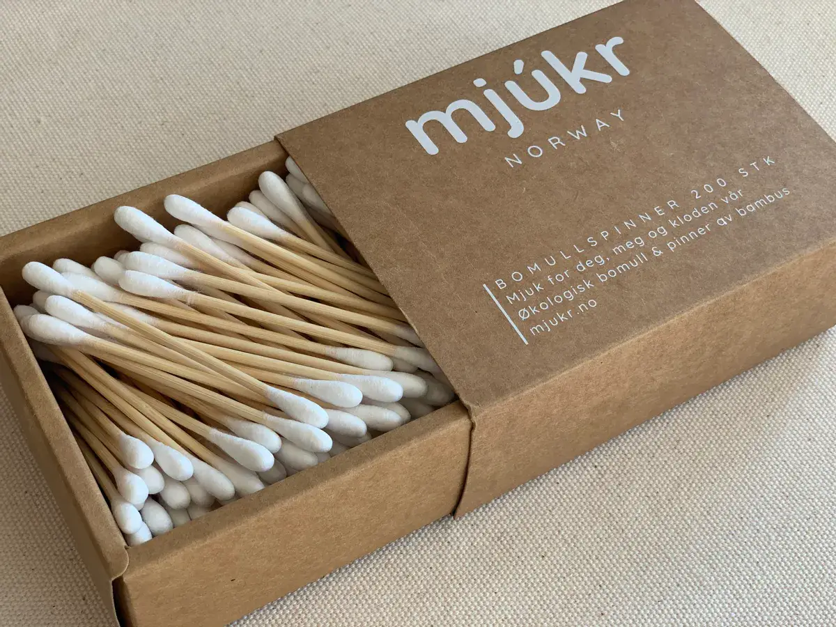 Mjúkr Norway - Wholesale Cotton Swab/Q-Tip - Mjúkr Norway Cotton Buds 200 Pcs.1