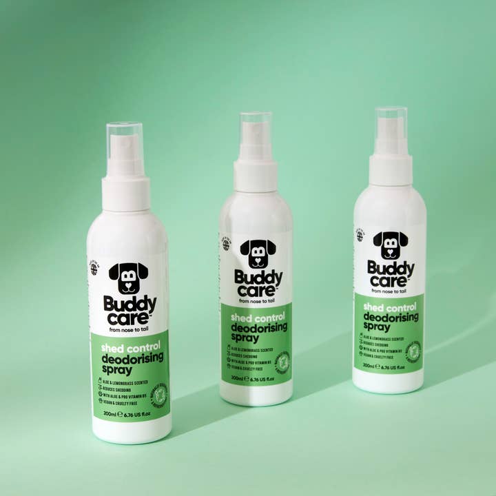 Buddycare - Wholesale Pet Spray - Dog - Dog Deo. Spray - Shed Contol Aloe & Lemongrass - 6.76floz3