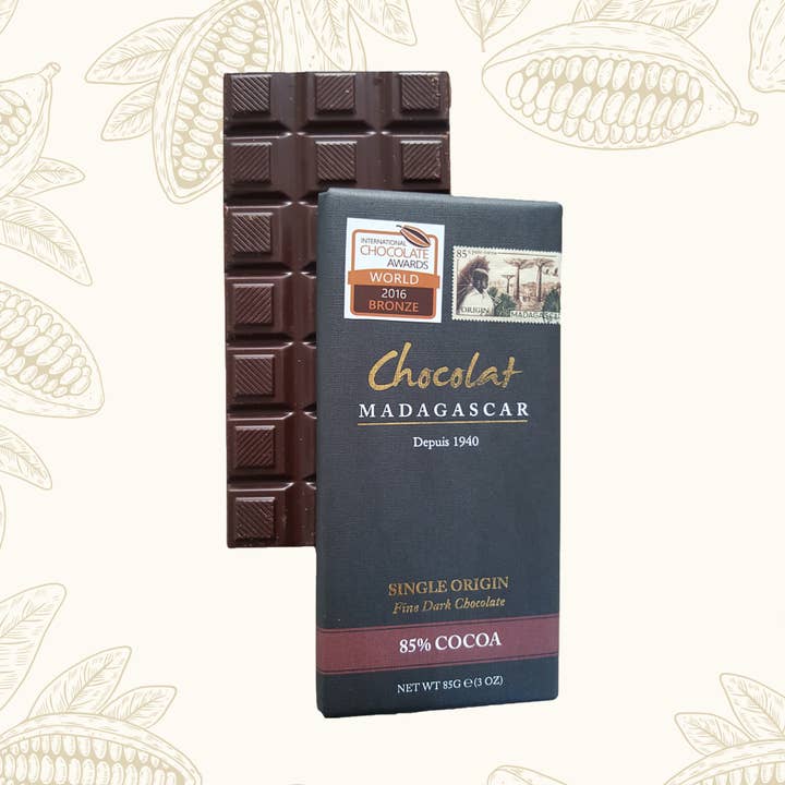 85% Chocolate Negro Cacau por atacado de Chocolaterie Robert MADAGASCAR