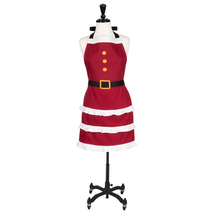 KAF Home - Vente Tabliers - Tablier Mrs. Claus Queen, 32 po x 36 po