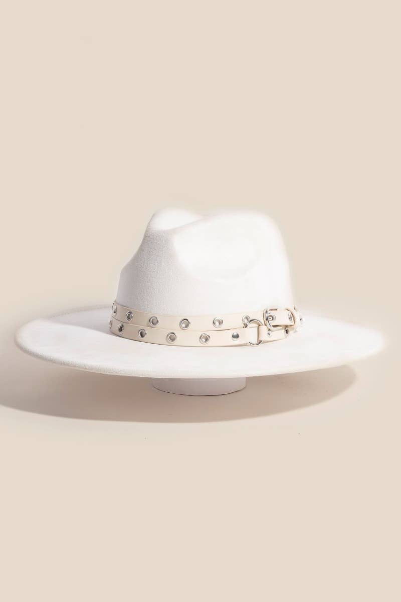 Anarchy Street – wholesale Fedora - Dam – Dubbelöljettsremmockafedora hatt1