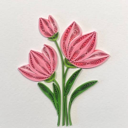 Small Quilled Card 1018 for wholesale by Amaranta Designs