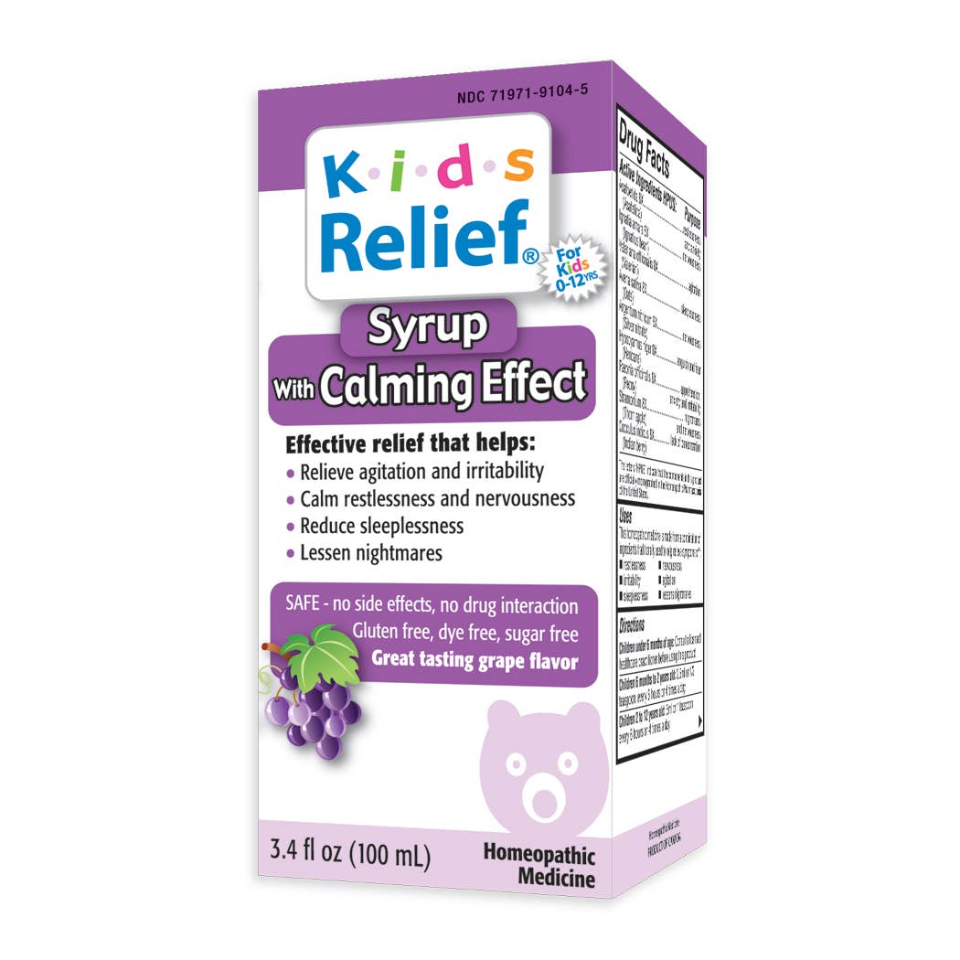 homeolab International Inc - Wholesale Oral Supplement/Vitamin - Kids Relief Calming Effect Syrup for Kids 0-12 Years, 3.4 oz4