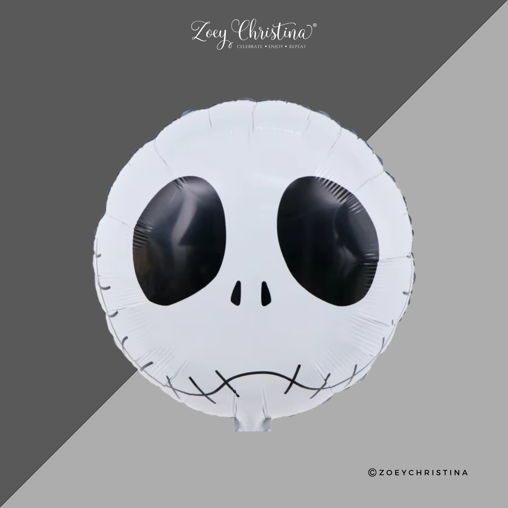 Zoey Christina - Wholesale Balloon - Skull Foil Balloon – Halloween, Gothic & Spooky Party2