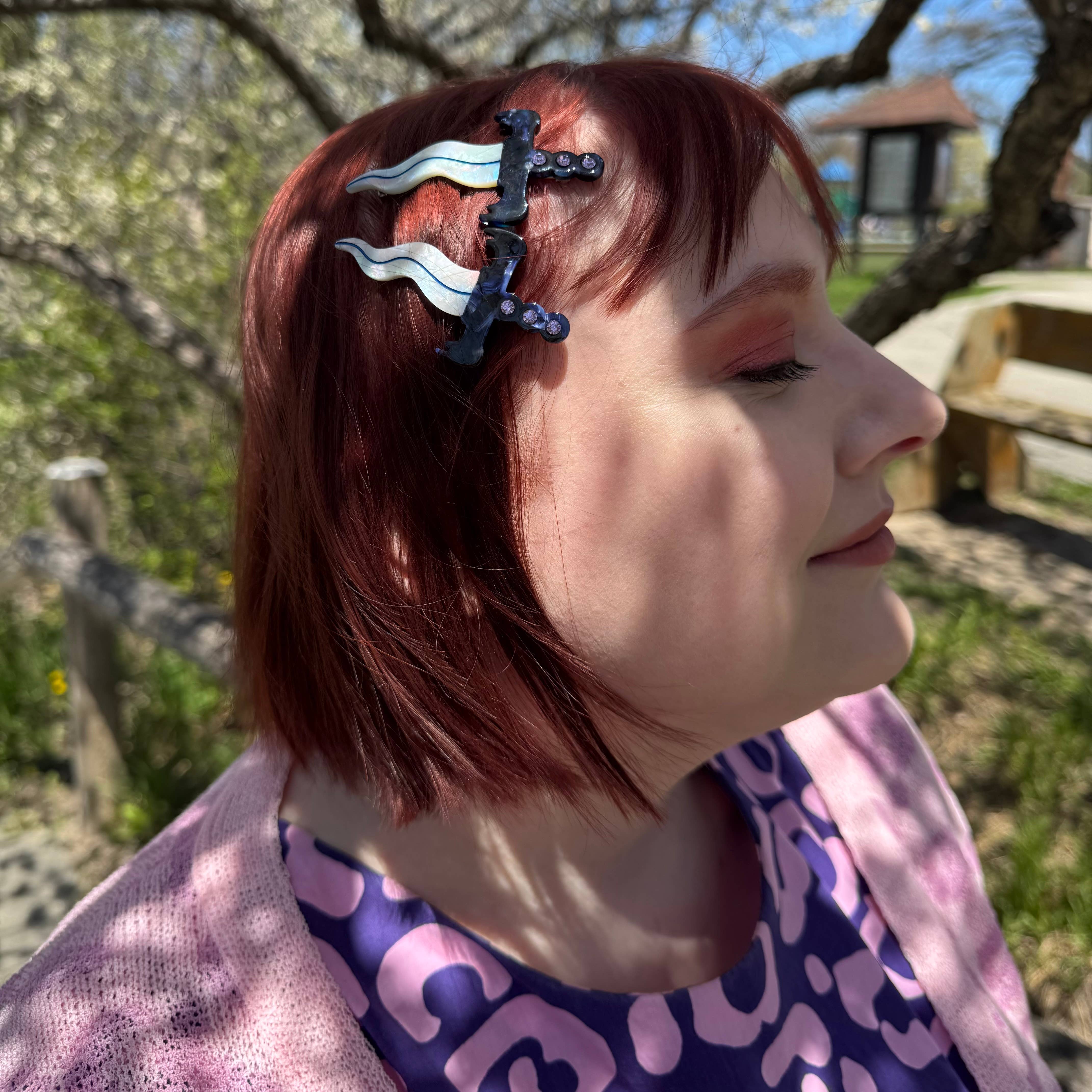 Peach Beast - Wholesale Hair Clip - Women's - Dagger Hair Clip Set1