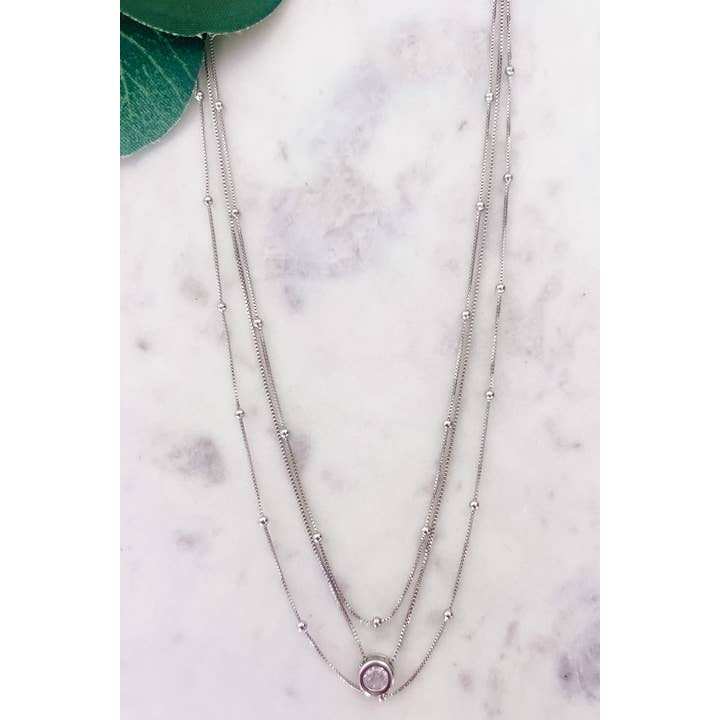 N-1586-Silver for wholesale by Lou & Co