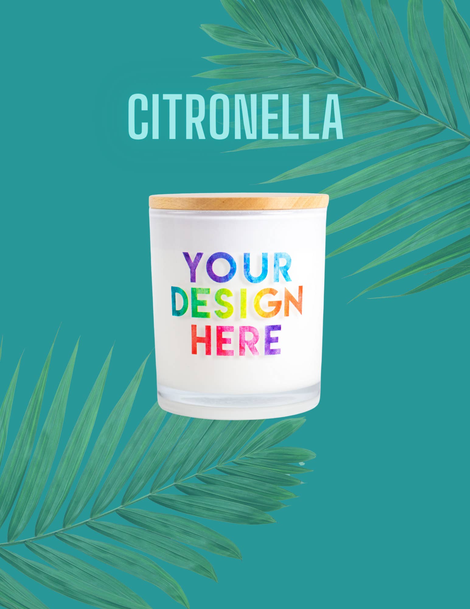 Unplug Soy Candles - Wholesale Jar/Filled Candle - Citronella Custom Soy Candle