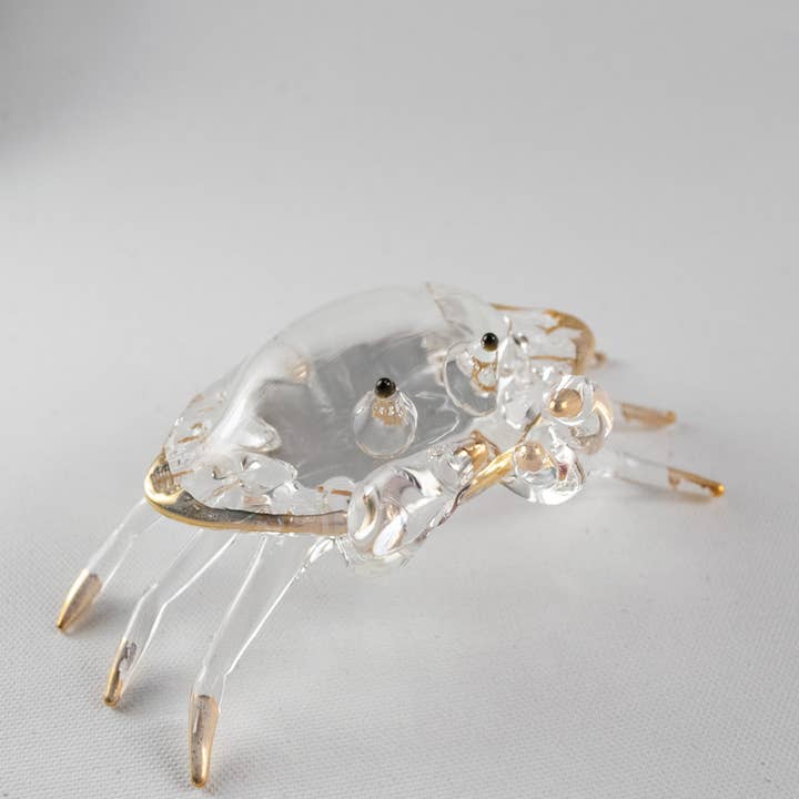 Cangrejo transparente con oro para venta al por mayor de Sea Creations