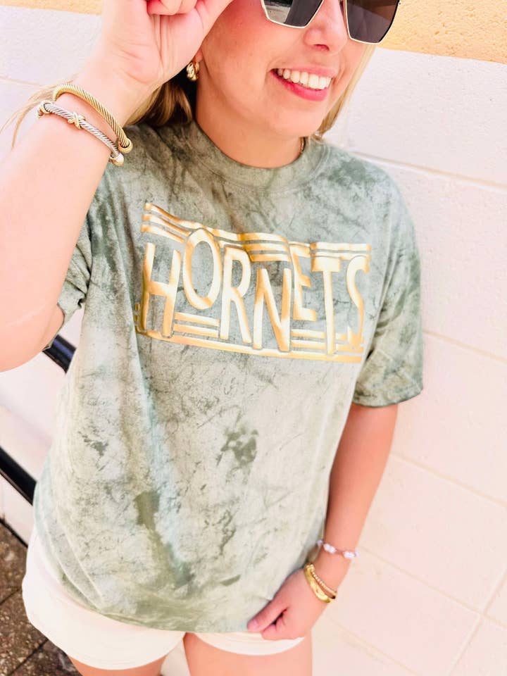 Dash Forward Wholesale - Wholesale Screen Printed T-Shirt - Women's - Custom Six Line Mascot Puff Graphic Tee1