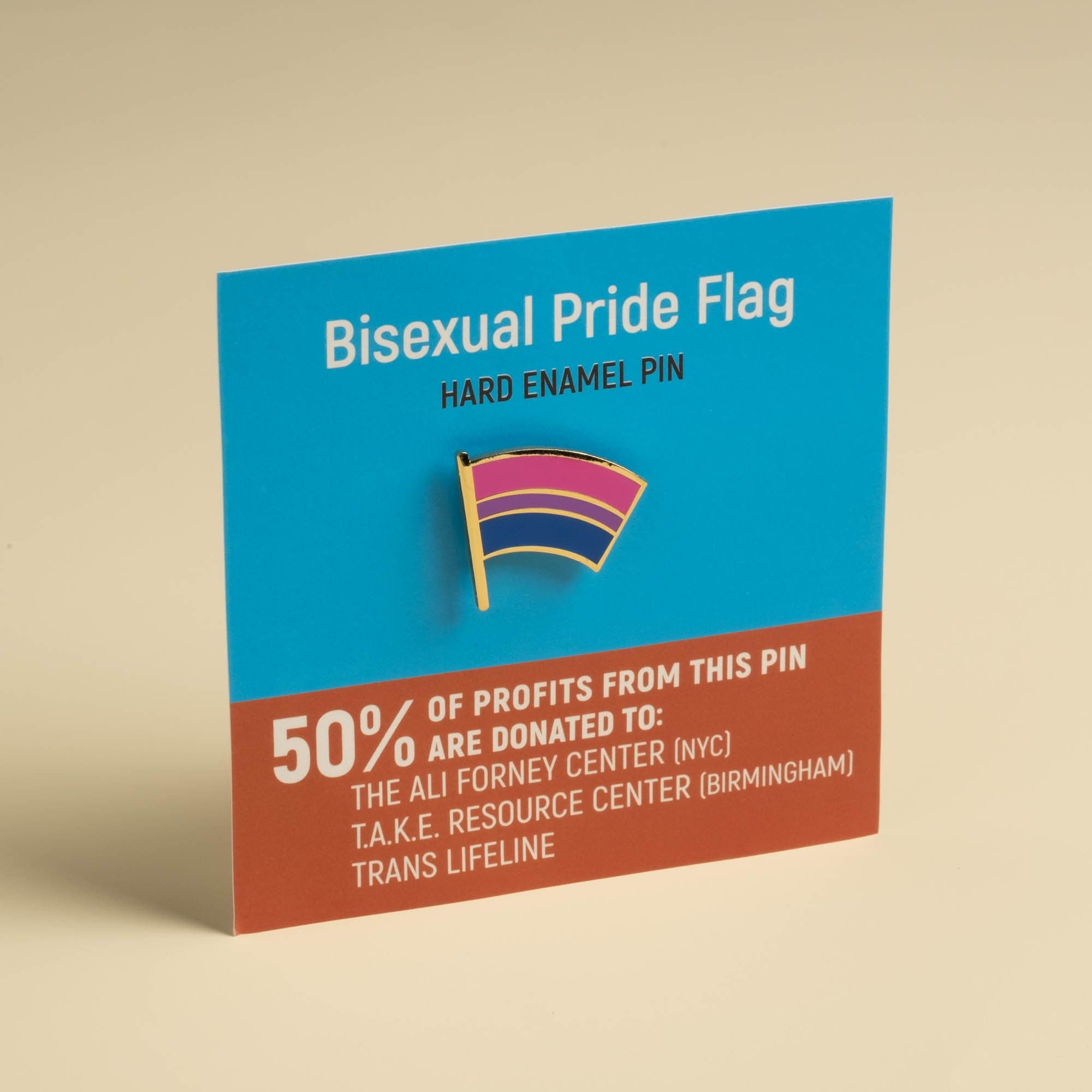 Dissent Pins - Wholesale Lapel Pin/Button - Bisexual Pride Flag Pin2
