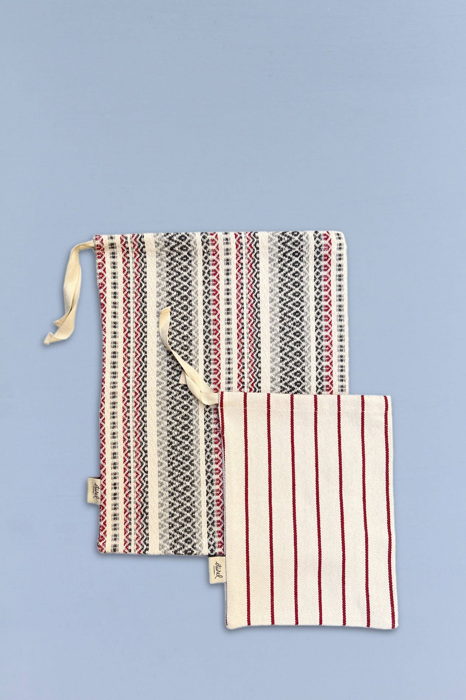 Eturel Madrid - Wholesale Grocery/Shopping Bag - Talega 2 units. Morellano fabric maroon1