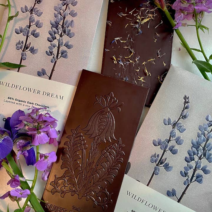 The Quiet Botanist - Wholesale Chocolate Bar - Wildflower Dream Chocolate BarÂ
