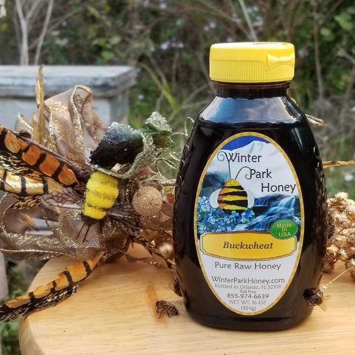 Winter Park Honey – Engroshandel Honning – Boghvede honning - 16 oz | Winter Park honning (ren rå)