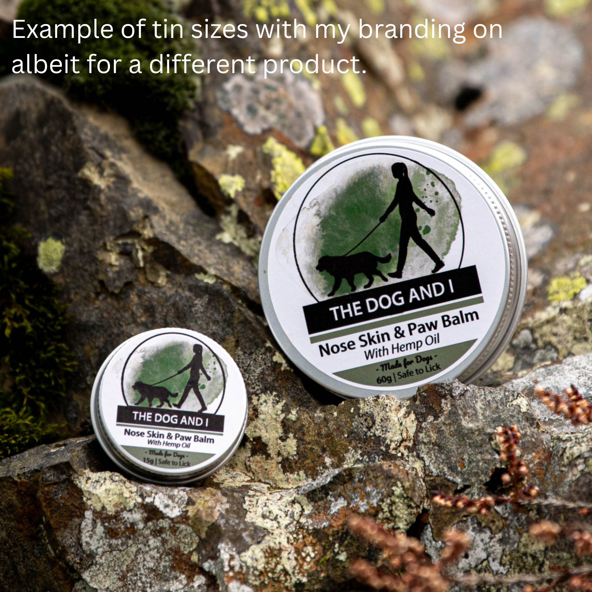 The Dog and I – wholesale Pet balm – Dog – Unlabelled, Scented, Calendula Skin Salve Dogs. DIY labels.1