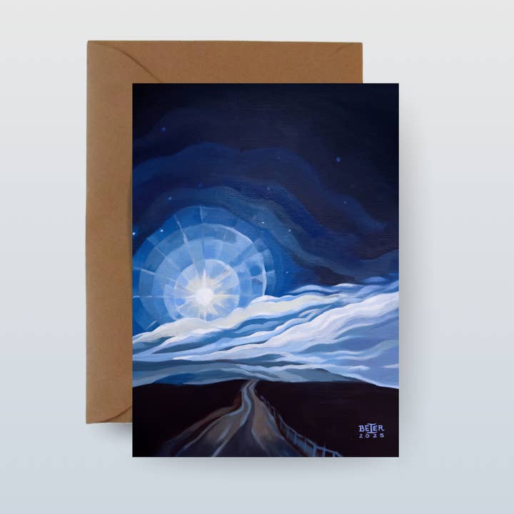 5"x7" Journey Greeting Card with Kraft Envelope for wholesale by Painting the Southwest