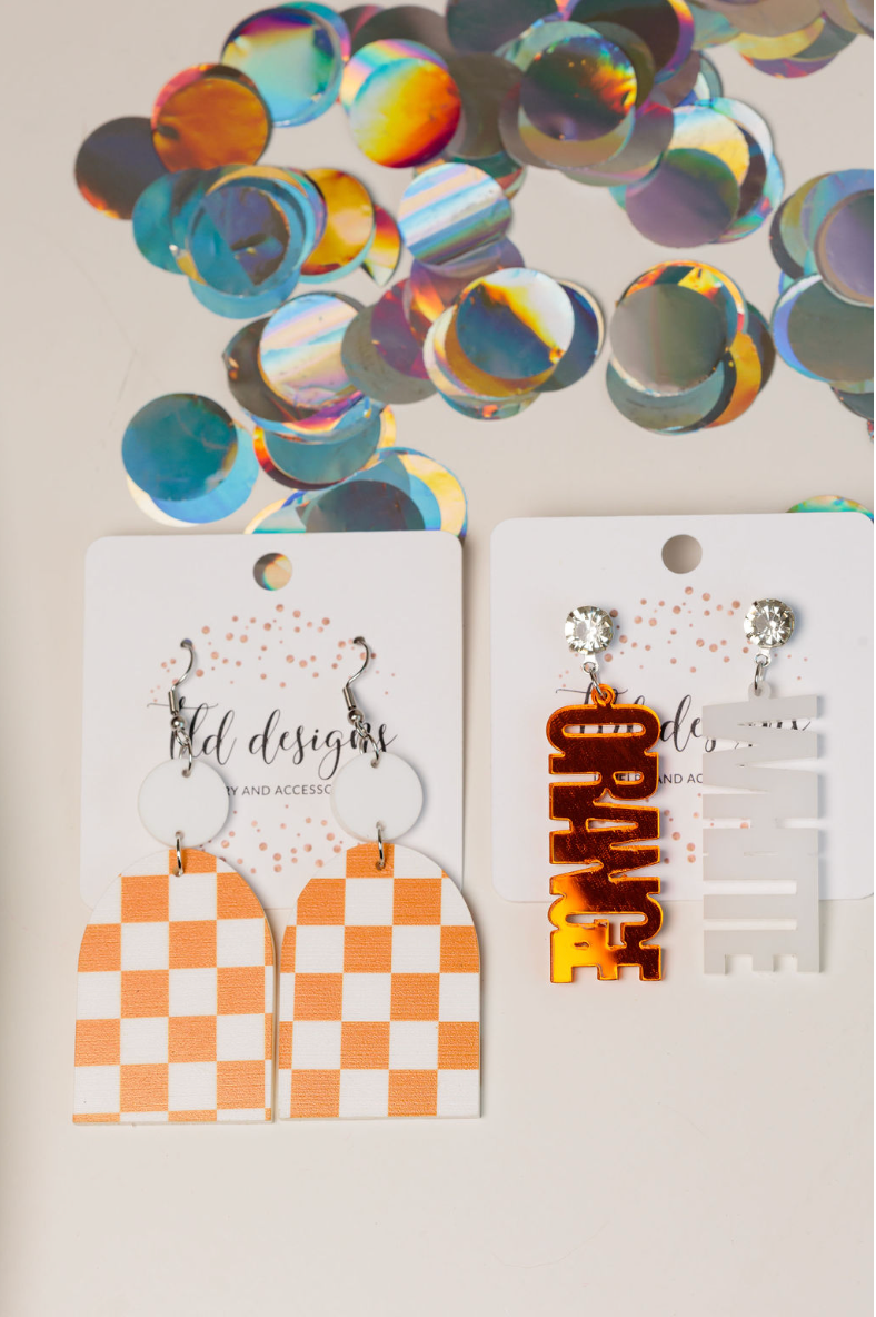 TLD Designs - Wholesale Jewelry Set - Orange and White Collection0