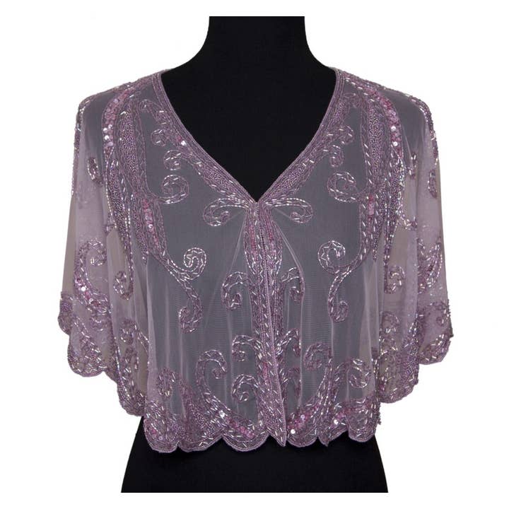 Western Fashion - Wholesale Cape - Women's - 8906 - Beaded Flapper Cape14