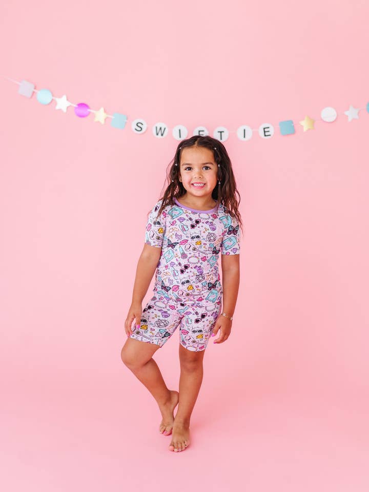 Kiki + Lulu - Wholesale Sleepwear Set - Kids - Look What You Made Me Snooze Kids Shorts Pajamas2