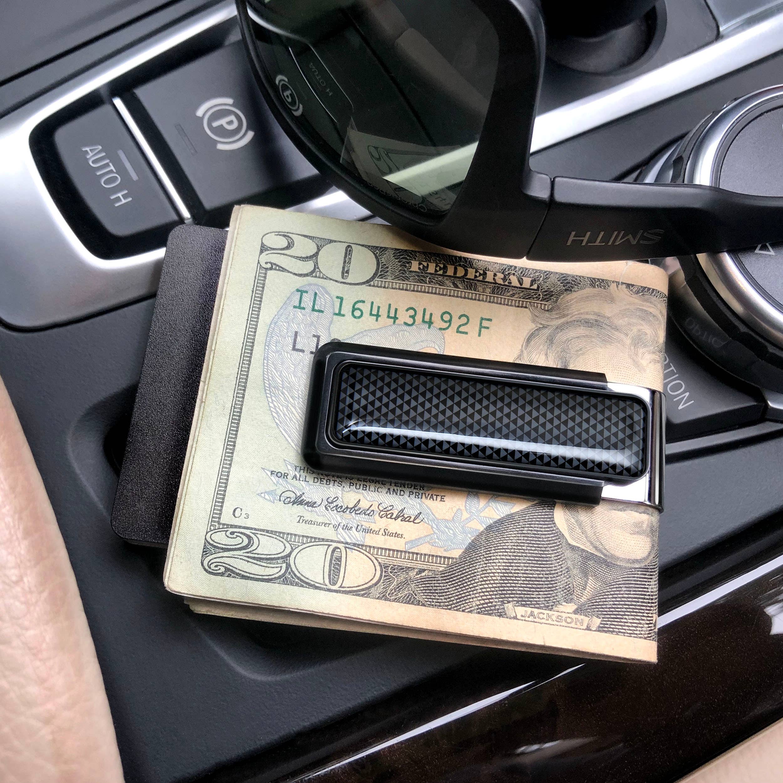 M-Clip – wholesale Money clip – Unisex – Ultralight Black CLUR Money Clip3