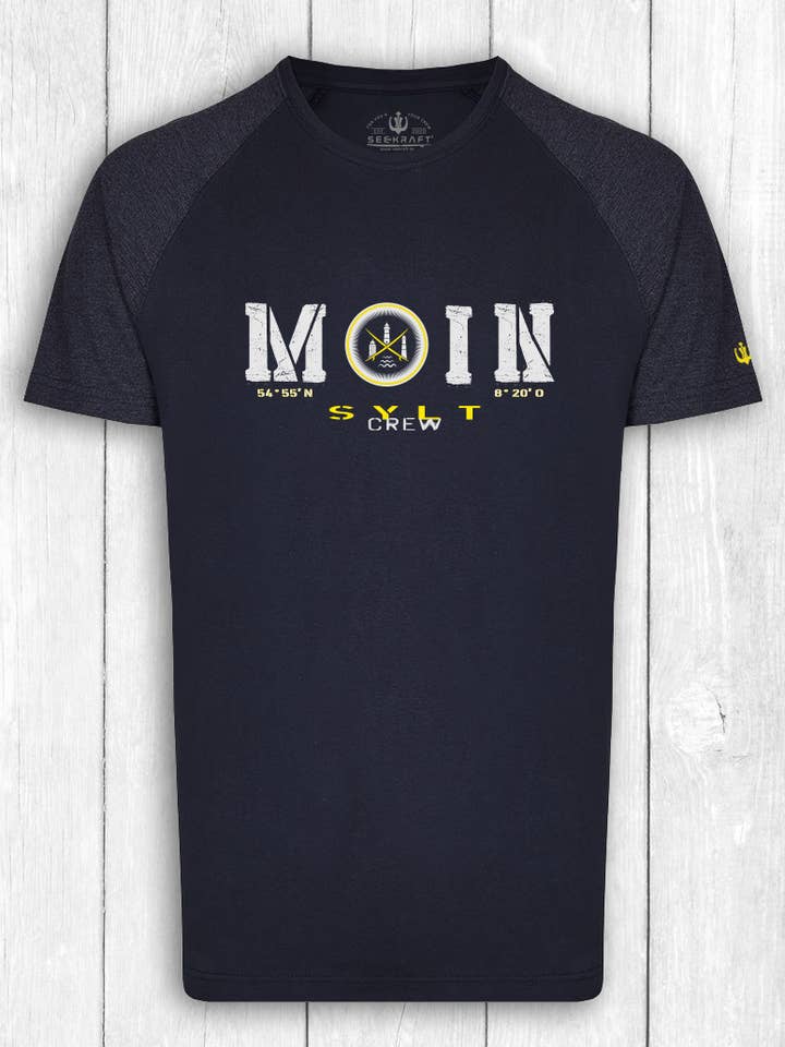 Tom skjorta ”MOIN SYLT” — NAVY för wholesale av SEEKRAFT