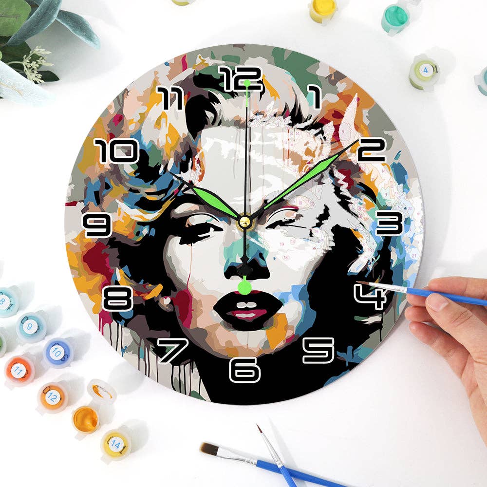 Paint Your Numbers - Wholesale DIY Craft Kit - Paint the Moment – Pop Icon Clock Kit7