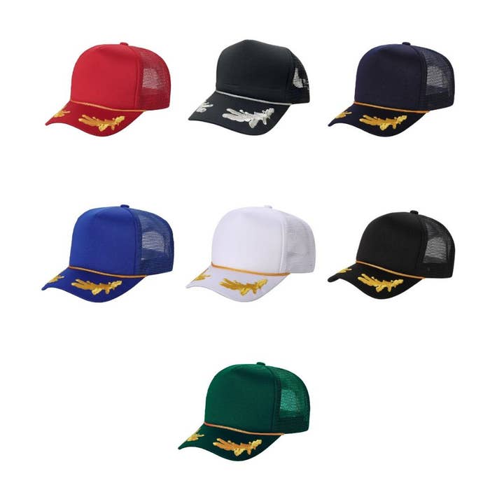 Sponge Trucker Mesh Captain Cap and other Purchase Wholesale captain hats. Free Returns & Net 60 Terms on Faire trending on Faire.