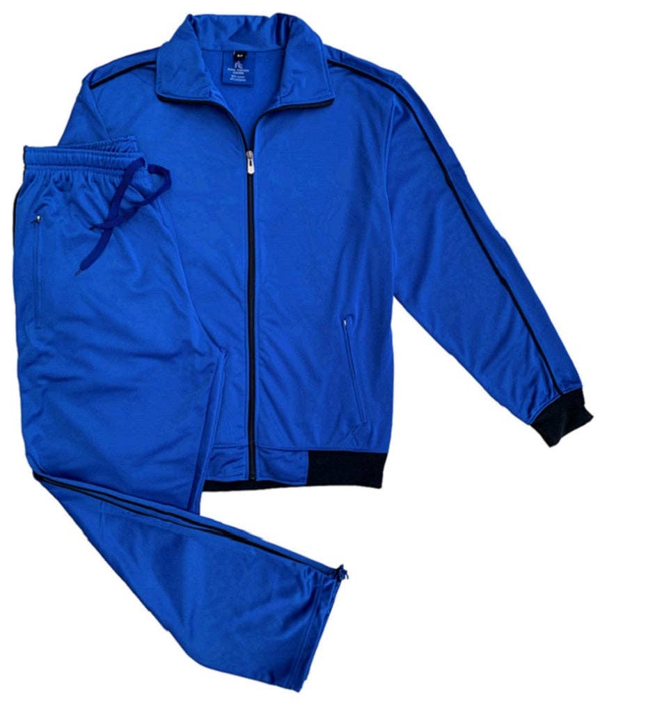 Royal Threads - Wholesale Tracksuit – Men′s - Men Classic Spring Plain Tracksuit Jogging Suit6