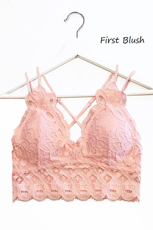 Vanilla Monkey - Wholesale Bralette - Women's - Scalloped Lace Cami Bralette12