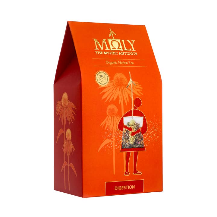 Moly the mythic antidote - Vendita all'ingrosso Tisane salutari e depurative - Tisana bio per la digestione con rametto di erbe3
