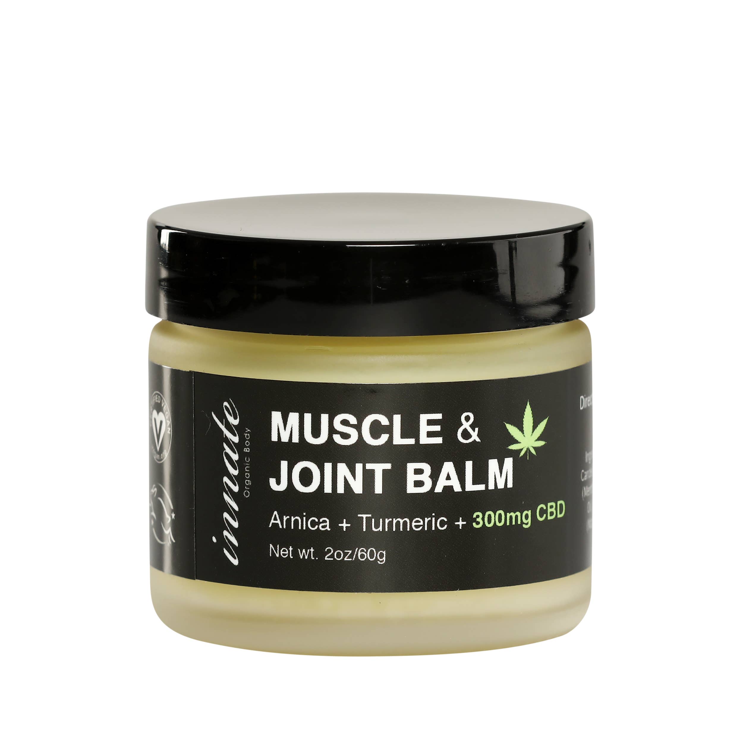 Innate Organic Body - Wholesale Body Balm/Butter - Arnica + Turmeric + 300mg CBD Muscle and Joint Balm