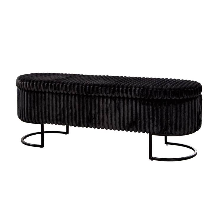 Bank Brooklyn schwarz H. 46,5 cm, VE 1 für den Großhandel von Gilde Handwerk Macrander GmbH & Co. KG