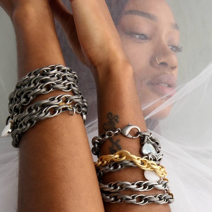 Catherine Page Jewelry - Wholesale Charm/Dangle Bracelet - Palmer Coin Bracelet in Silver1