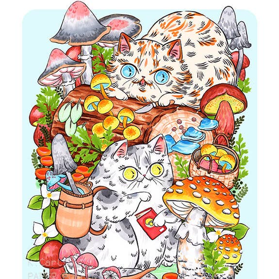 Paper Puffin - Wholesale Art Print - Curious Foragers Print 0