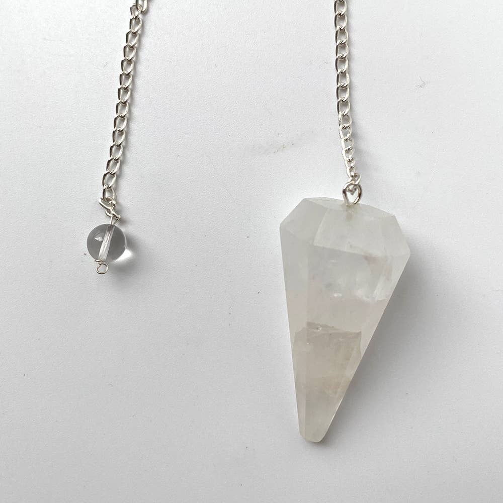 VIE – Engroshandel Meditationsudstyr – Pendul med kæde og 30 mm krystalsten55