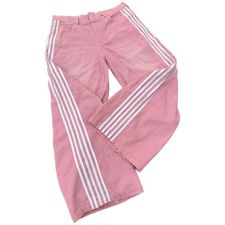 Tourtiwi - Wholesale Pants - Unisex - Loose side drawstring wide leg long pants for men and women12