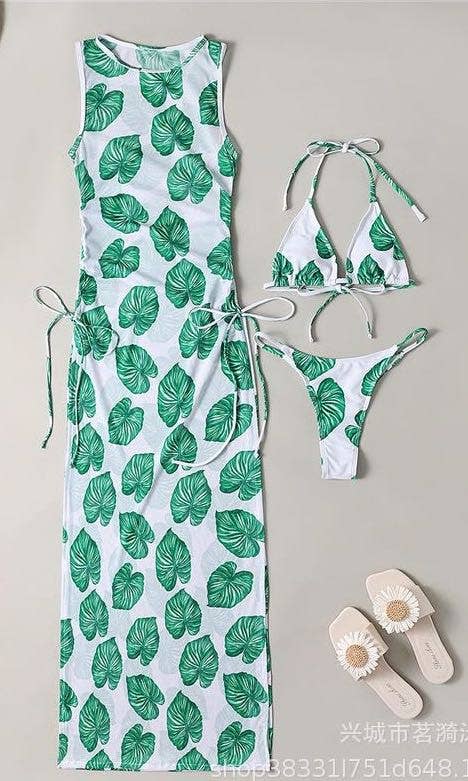 Miss Sparkling - Wholesale Two Piece Swimsuit - Women's - 3 piece swimwear set3