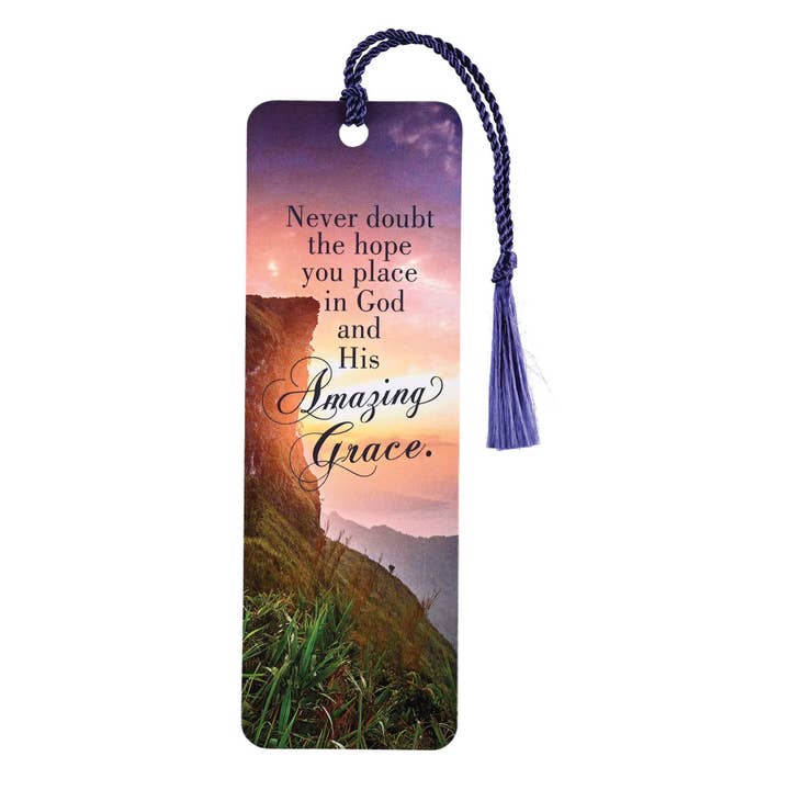 Tassel Bookmark God His Amazing Grace for wholesale by Cottage Garden