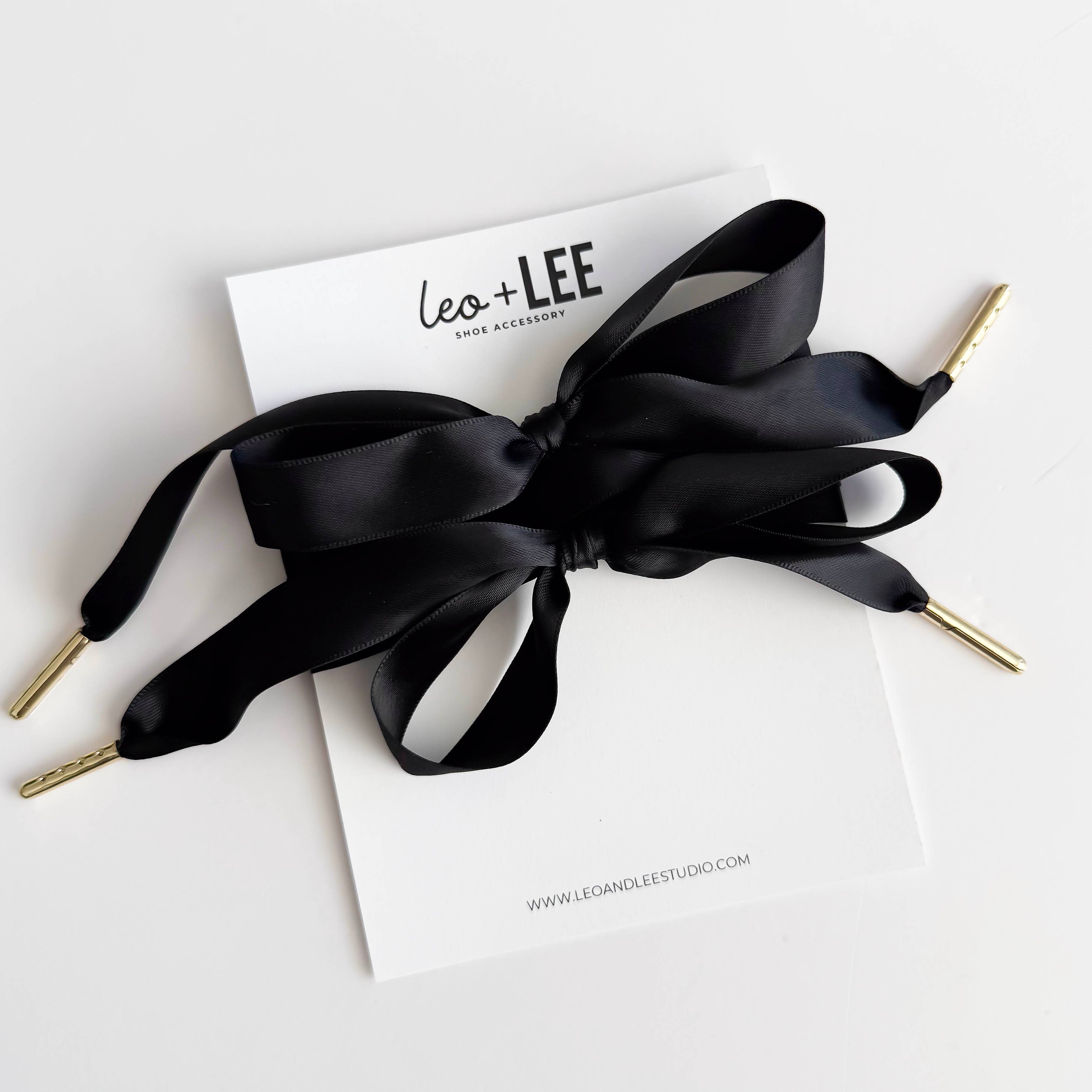 Leo & Lee Studio - Wholesale Shoelaces - Women's - Satin Sneaker Laces with Gold Aglets – Luxe Shoe Accessory15