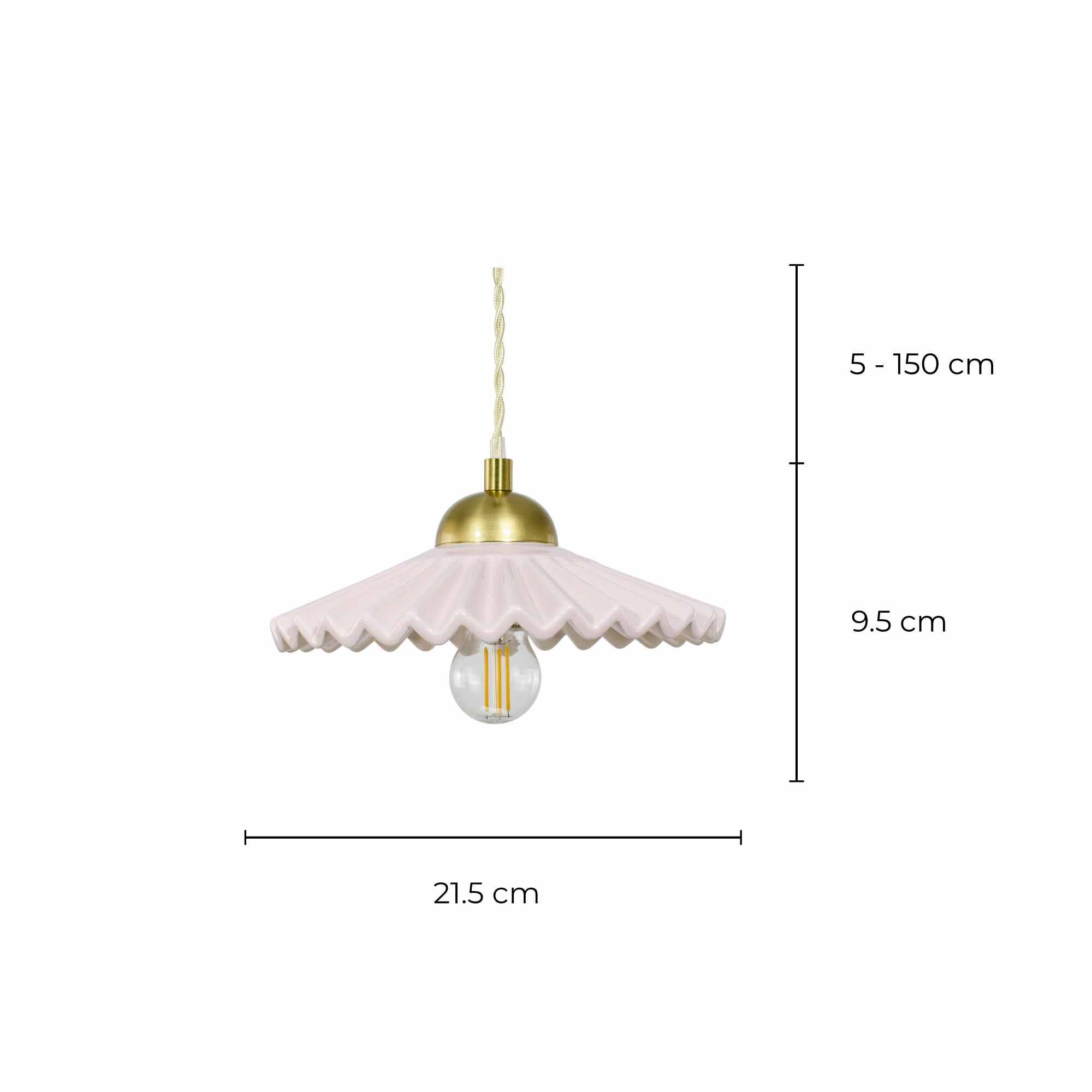 C-Création - Wholesale Chandelier/Hanging Light - Colored ceramic pendant and Babouchka textile cord11