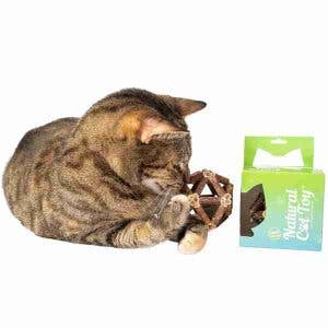 Natural Cat Toy - Wholesale Pet Toy - Cat - Silver Vine Handmade Catnip Exquisite Ball - 7cm Diameter4