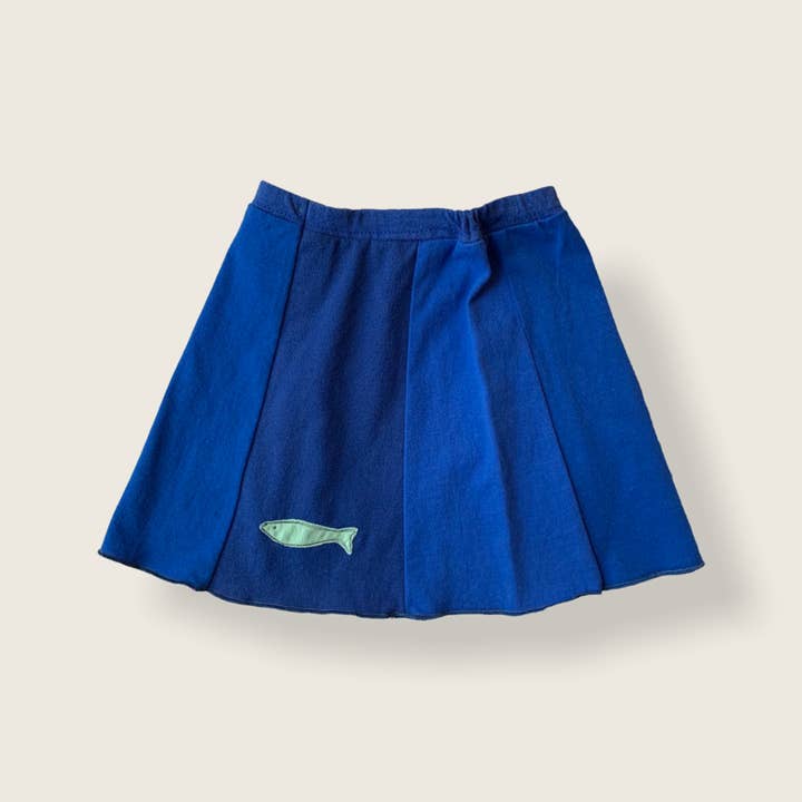 Kids Applique Skirt-Little Fish for wholesale by Sardine Clothing Co.